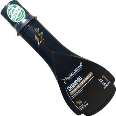 Imagem de Shampoo Extrato Folha De Mandioca 250ml Passo 1 Raiz Latina