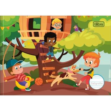 Imagem de Caderno de Caligrafia Horizontal Brochura Capa Dura Sapeca 40 Folhas (