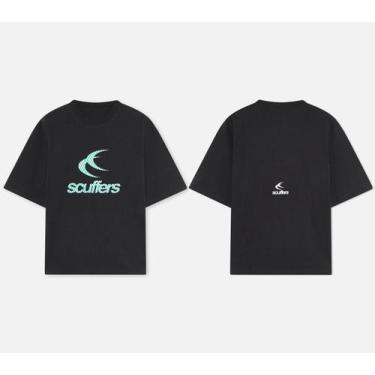 Imagem de Masculino Feminino Algodão Streetwear Camiseta 2025 Scuffers Férias Ca