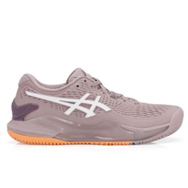 Imagem de Tênis Asics Gel Resolution 9 Clay Feminino Rosa e Branco