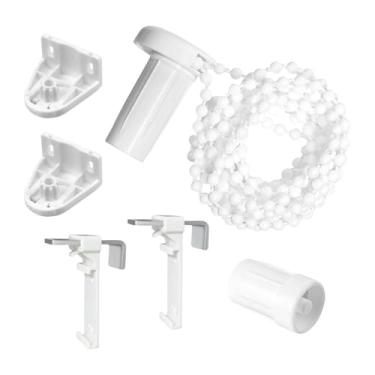 Imagem de Ioensy 17mm Roller Shade Acessório Conjunto de tubo Kit de reparo de peças de ajuste Easy Instalação Roller Curta