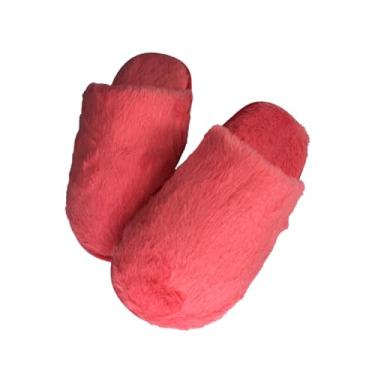 Imagem de Pantufa Chinelo Feminina Felpuda Pink Confortável Antiderrapante Forro De Pelos Quentinha Nos Tamanhos 36/37-38/39-40/41 (Rosa Pink, BR, Adulto, Numérico, 38)