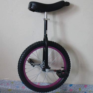 Imagem de 16/18/20 Ih Roda Monociclo, Rodas Antiderrapantes Monociclo, Bicicletas Adultas Monociclo Bicicletas De Montanha Ajustáveis Em Altura Para Adultos Antiderrapante Butil Montanha, Black, 18inch