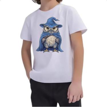 Imagem de Camiseta Infantil Mago Coruja - Alearts, 4