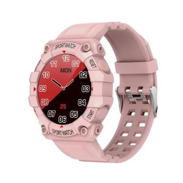Imagem de Relógio Smartwatch Inteligente Recebe Notificações - Pisste, Rosa, Úni