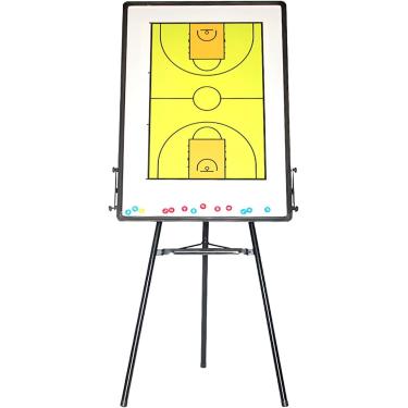 Imagem de Quadro De Treinamento De Basquete, Grande Quadro De Táticas De Basquete, Quadro De Treinamento Magnético De Basquete Com Suporte De Exibição (cor: Basquete-b)