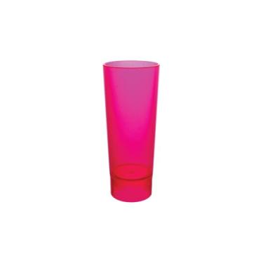 Imagem de Party Essentials Copos de plástico rígido, 59 ml, rosa neon, 10 unidades