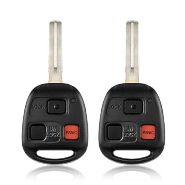 Imagem de Substituição de 2 Keylessbest para controle remoto Lexus RX300 1999 2000 2001 2002 2003 chaveiro N14TMTX-1 3 botões 312 MHz