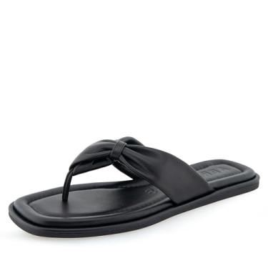 Imagem de Aerosoles Chinelo Bond Feminino, Couro preto, 7.5