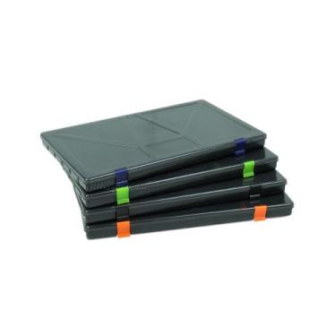 Imagem de Kit 4 Estojos P/ Iscas Fumê C/ 24 Divisões - Life Pesca