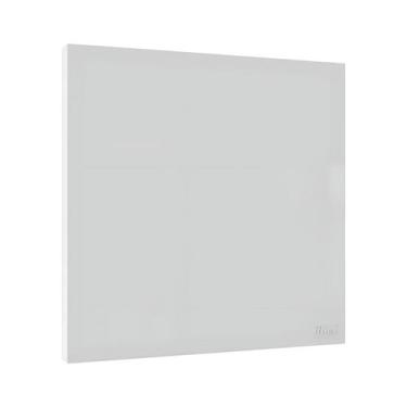 Imagem de Placa 4x4 Cega Branca Com Suporte Recta Satin - Blux - B.Lux