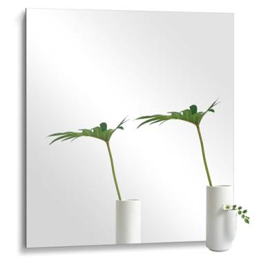 Imagem de QEEYON 1 espelho de parede de vidro 50 x 50 cm