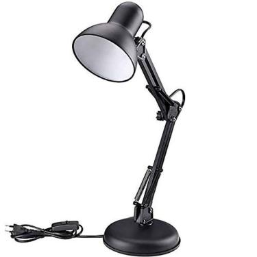 Imagem de Luminaria Robo Articulada De Mesa Com Base Garra Computador Home Office