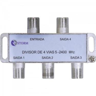 Imagem de Divisor Satélite 1-4 5-2400 Mhz Storm - Pct - 10 [f002]