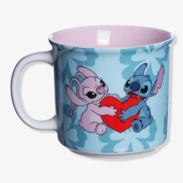 Imagem de Caneca Tom 350ml Stitch Namorados - Disney