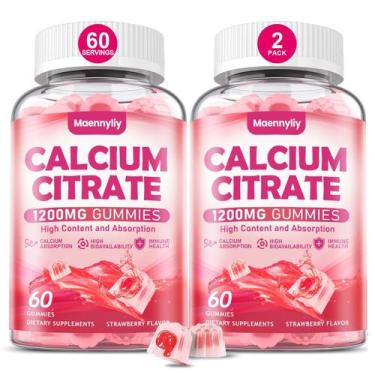 Imagem de Gomas de citrato de cálcio Maennyliy 1200 mg para adultos