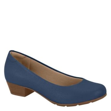 Imagem de Sapato Feminino Salto Baixo Modare 7032.500, Marinho pelica, 35