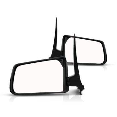 Imagem de Para Chevy S10 1985-1993 Espelho retrovisor lado do motorista e do passageiro | Par | Manual | Substituição para 15675113, 15675114 | GM1320128, GM1321128