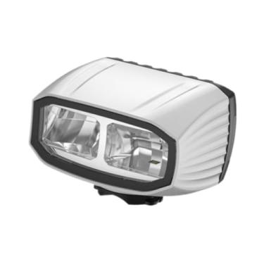 Imagem de Dynwave Luz de bicicleta Farol de bicicleta Grande angular Iluminação Farol frontal à prova d'água para passeios noturnos em estradas de montanha Adultos, Branco