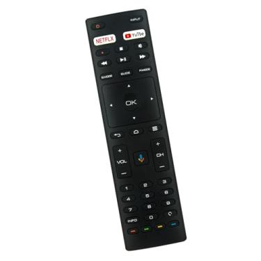 Imagem de Controle remoto de voz de substituição RM-C3363 adequado para JVC Android TV RM-C3329 RM-C3369 40H33A
