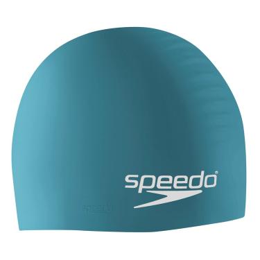 Imagem de Speedo Touca de natação unissex de silicone para adulto, Dark Teal, One Size