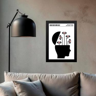 Imagem de Quadro Decorativo Psicologia Bauhaus 33X24Cm - Com Vidro