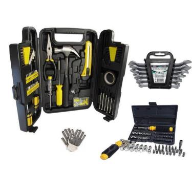 Imagem de Mala Para Ferramentas 26 Peças Pedreiro Eletricista Completa