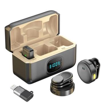 Imagem de Microfone De Lapela Ulanzi Sem Fio Excelente Microfone Anti Ruído