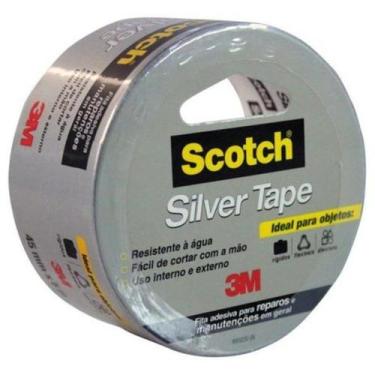 Imagem de Fita Adesiva Silver Tape 3m Prata 45mm X 5m