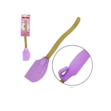 Imagem de Espátula Pão Duro de Silicone Lilás com Gancho - TENTACAO SANTOS