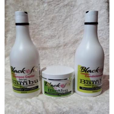 Imagem de Champoo condicionadore e mascara para cabelos - Bleckfix