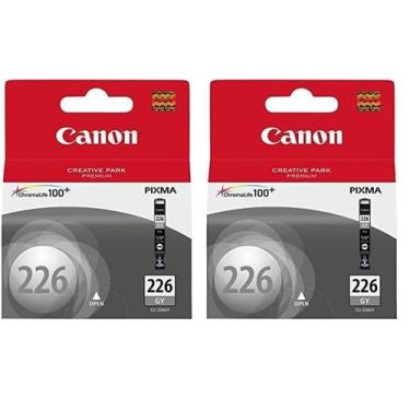 Imagem de Tanque de tinta Canon CLI-226 cinza compatível com MG8120, MG6120 (x2)