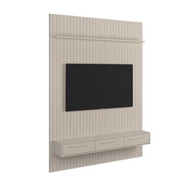 Imagem de Home Ripado TVs até 75 Polegadas Toulose Off White - CASA H