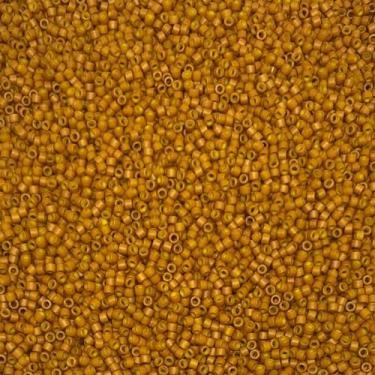 Imagem de Miyuki Delica 11/0 contas de semente - contas de vidro a granel 5 gramas e tamanho 1,6 mm 1000 peças contas de semente de vidro marrom fosco (DB653)