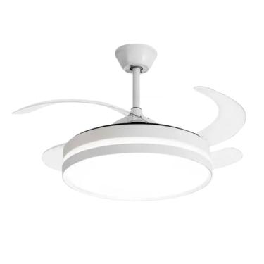 Imagem de Ventilador De Teto Led Retrátil Luxo Com Controle Remoto