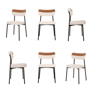 Imagem de Kit com 6 Cadeiras para Sala de Jantar Mona Yescasa