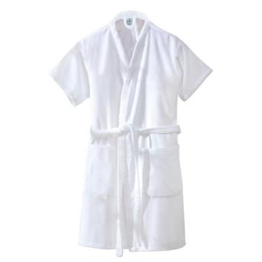 Imagem de Roupão Adulto Feminino Döhler Fiore, M, Branco