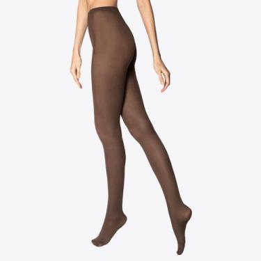 Imagem de Meia Calça Lupo Opaca Fio 40 05830-001, Café, Marrom, M