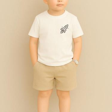 Imagem de Conjunto Infantil Masculino Estampa Foguete 115 Fofo Várias Cores Look