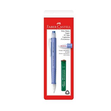 Imagem de Lapiseira 0.5mm + Grafite, Faber-Castell, Poly Matic Super, SM05PMS, Cores Sortidas