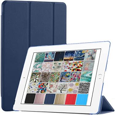 Imagem de DuraSafe Cases Para iPad 10,5 polegadas 2019 Air 3 Geração [Air 3ª] Slim Leve Protetor Fosco PC Duplo Ângulo Suporte Frontal e Capa Traseira - Índigo