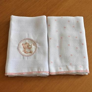 Imagem de Pano de Boca 2 Unidades Ursos 34 cm x 40 cm Bublim Sonhos, Ursa Jardim