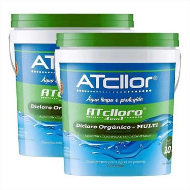Imagem de Cloro Multiação Granulado 3x1 10kg P/piscinas - Atcllor - Atcollor, 2 