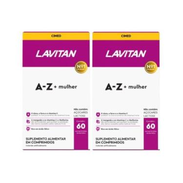 Imagem de Kit 2 Suplemento Lavitan A-Z + Mulher 60 Comprimidos - Cimed