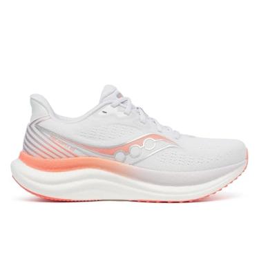 Imagem de Saucony Tênis masculino Triumph 23, Branco/Wistfu, 42