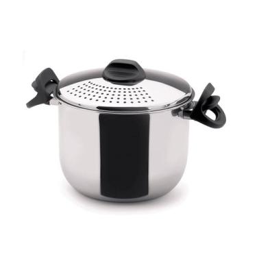 Imagem de Panela Espagueteira de Aço Inox Baquelite 5L Indução Forma