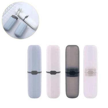 Imagem de 8 Estojos Porta Escovas de Dente Organizador Pra Viagem - Saz