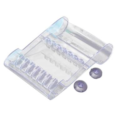 Imagem de Kokiya Suporte para Tesouras de Salão de Beleza, Caixa de Armazenamento com Design de Slot, Instalação Gratuita para Barbeiros, 5,5 X 8 Polegadas, Posicionam, Claro