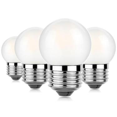 Imagem de Lâmpada LED Sphoon G40 3W 2700K, branco quente, E26, regulável, pacote