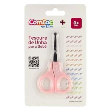 Imagem de Tesourinha De Unha Para Bebê Rosa Comtac Kids